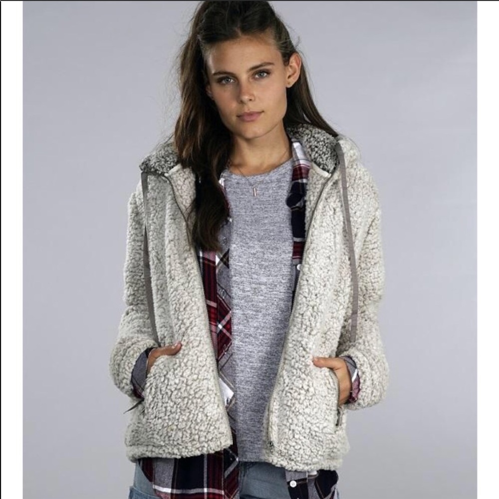 Thread & Supply zipper Sherpa jacket - Picture 3 of 8